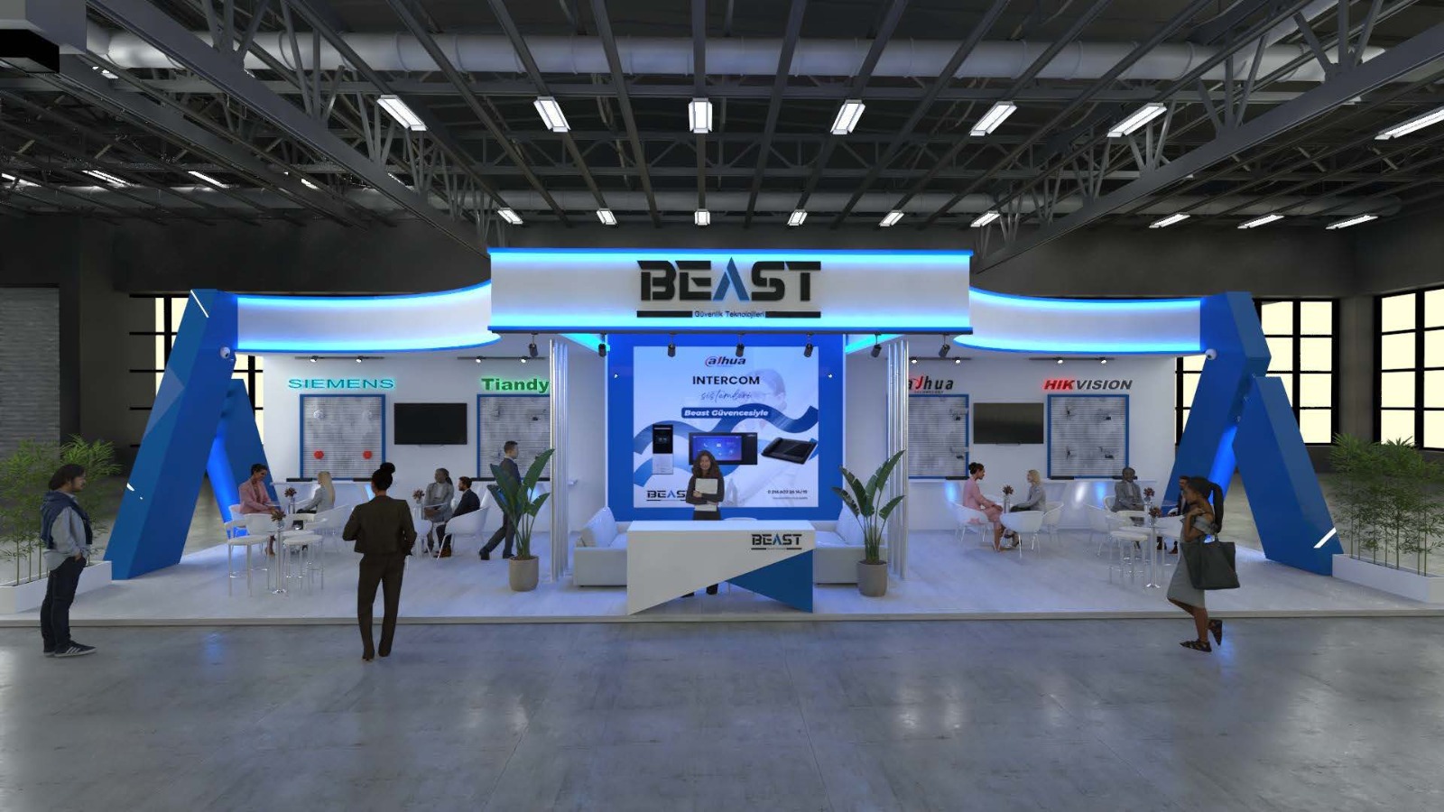 Beast standı — atmosfer