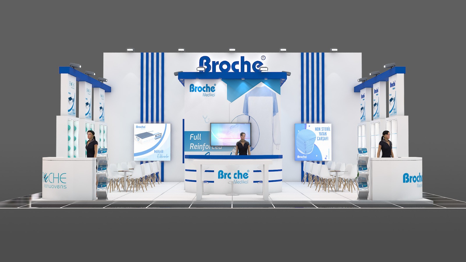 Broche Medical fuar standı