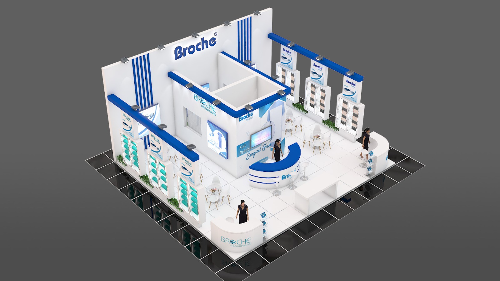 Broche Medical fuar standı