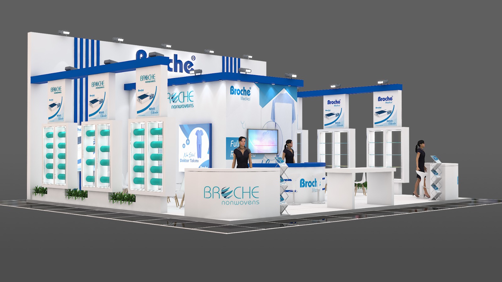 Broche Medical fuar standı